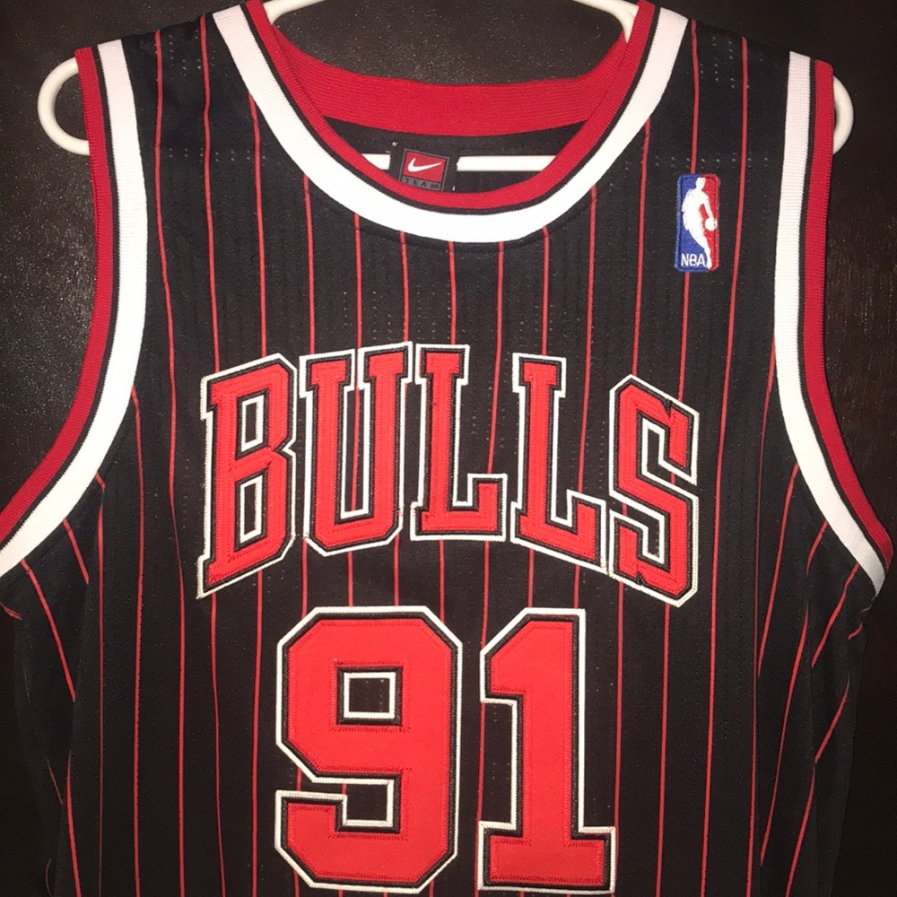 Chicago Bulls Dennis Rodman Basketball Jersey